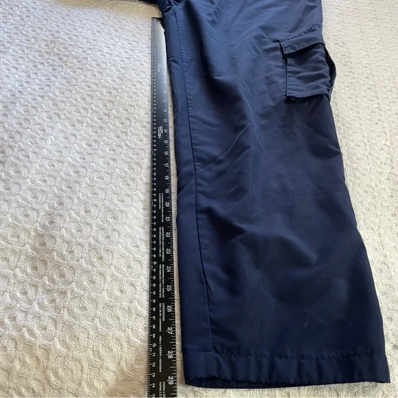Men's Navy Cargo Pants~ Lightweight ~
Size XXL~ Elastic and Belt Loop waist - Picture 6 of 12